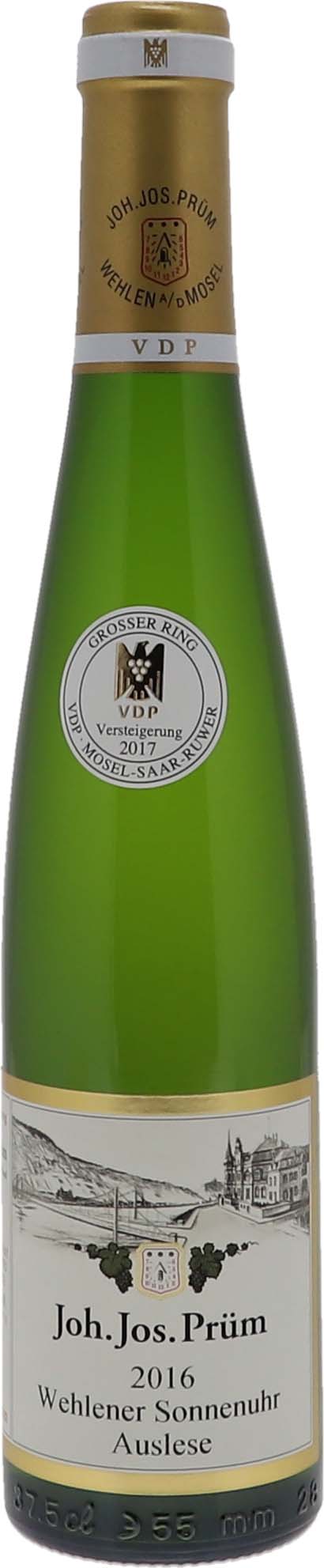 2016 Wehlener Sonnenuhr Riesling Auslese Goldkapsel Versteigerung