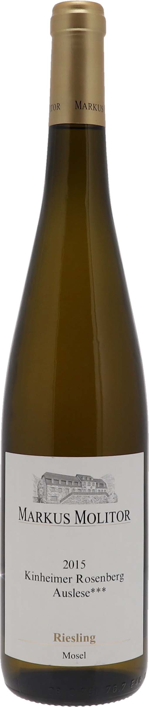 2015 Kinheimer Rosenberg Riesling Auslese*** goldene Kapsel
