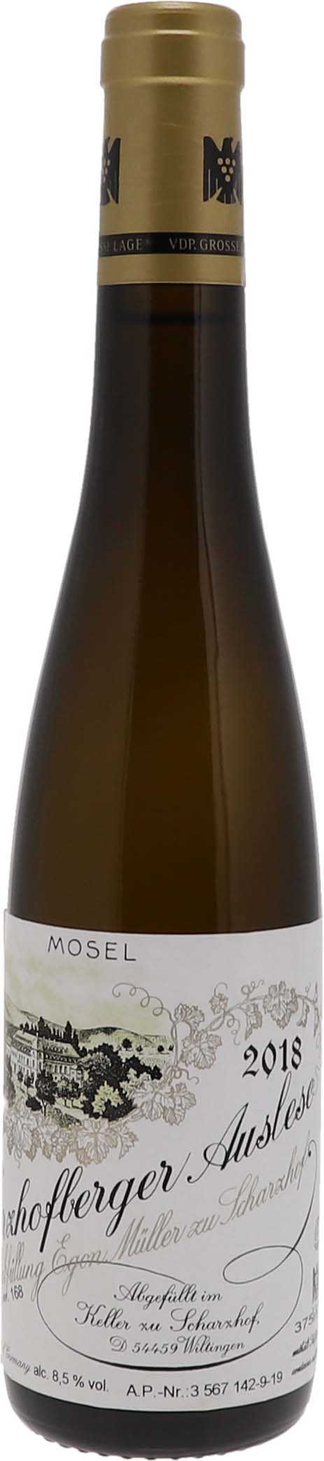 2018 Scharzhofberger Riesling Auslese Goldkapsel