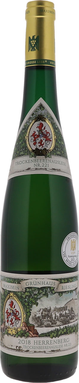 2018 Maximin Grünhäuser Herrenberg Riesling Trockenbeerenauslese 221 Versteigerung