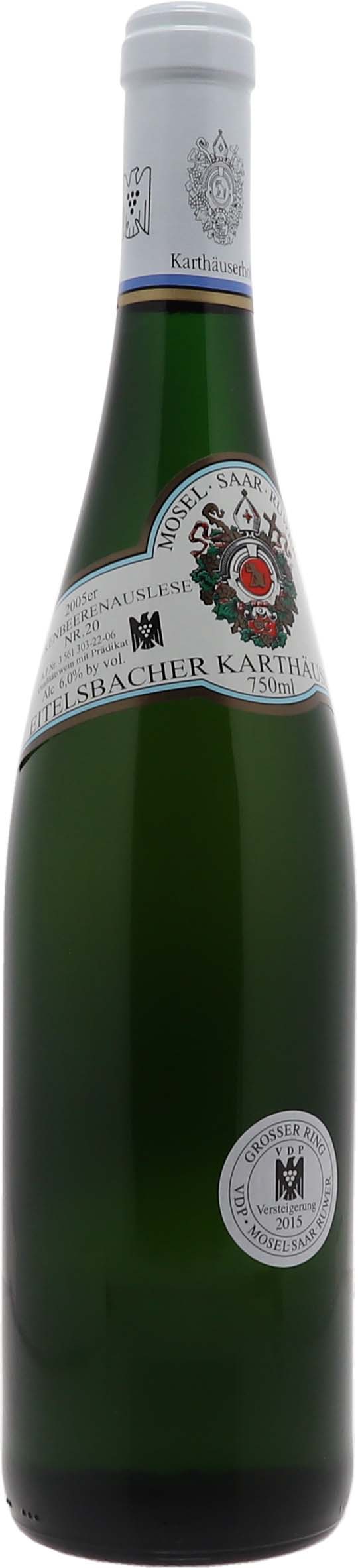 2005 Eitelsbacher Karthäuserhofberg Riesling Trockenbeerenauslese Nr. 20 Versteigerung