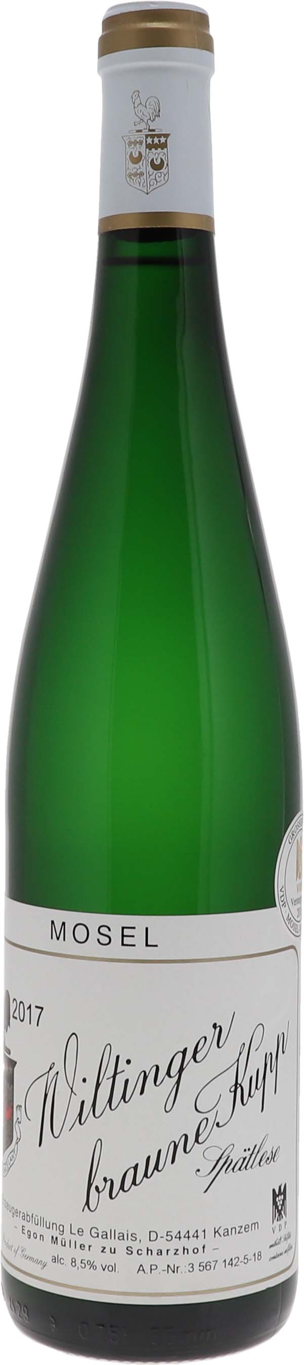 2017 Wiltinger Braune Kupp Riesling Spätlese Versteigerung