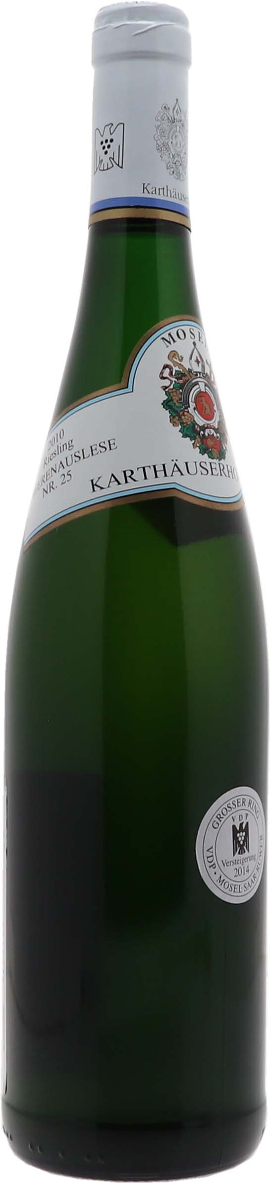 2010 Eitelsbacher Karthäuserhofberg Riesling Beerenauslese Nr. 25 Versteigerung