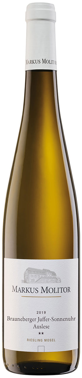 2019 Brauneberger Juffer Sonnenuhr Riesling Auslese** weisse Kapsel