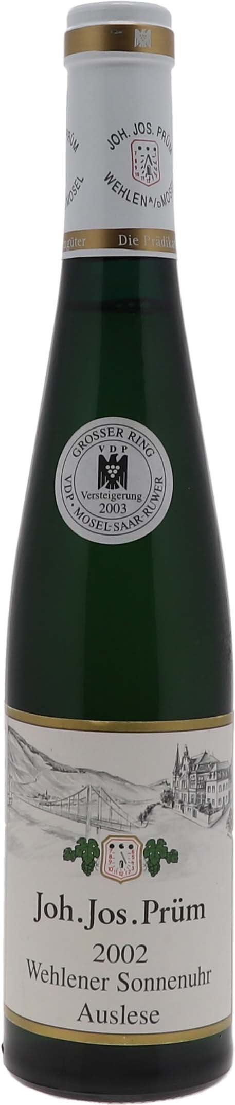 2002 Wehlener Sonnenuhr Riesling Auslese Versteigerung
