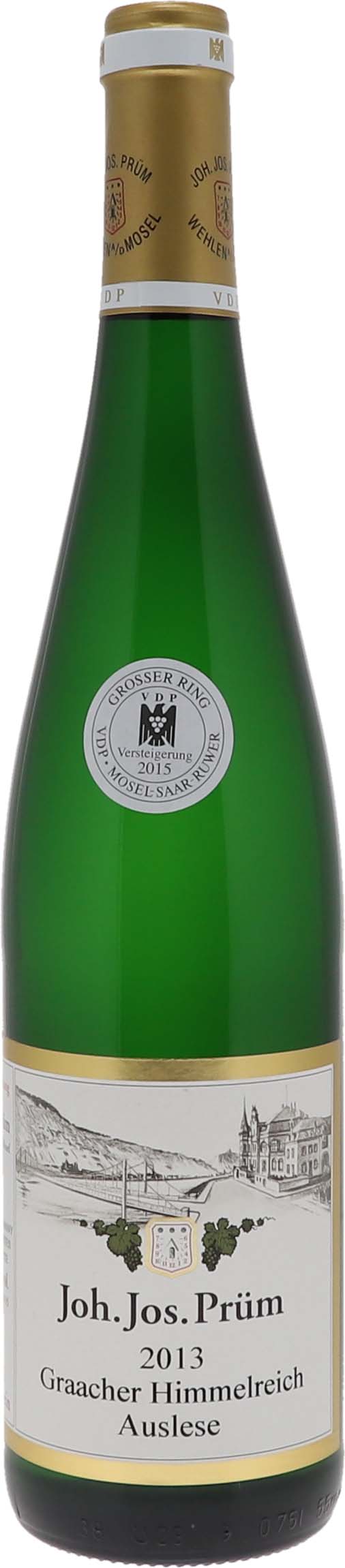 2013 Graacher Himmelreich Riesling Auslese Goldkapsel Versteigerung