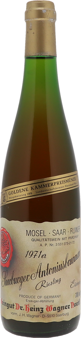 1971 Saarburger Antoniusbrunnen Riesling Eiswein