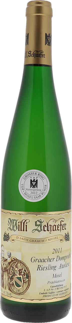 2011 Graacher Domprobst Riesling Auslese Goldkapsel Versteigerung