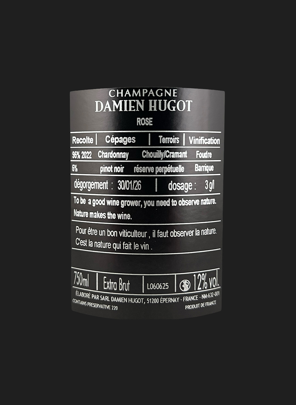 Damien Hugot Rosé Extra Brut