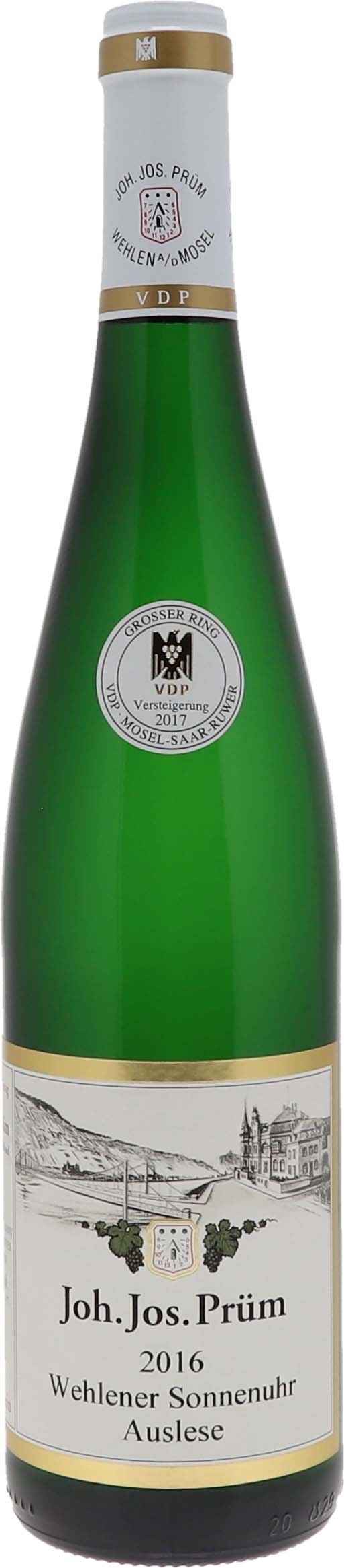2016 Wehlener Sonnenuhr Riesling Auslese Versteigerung