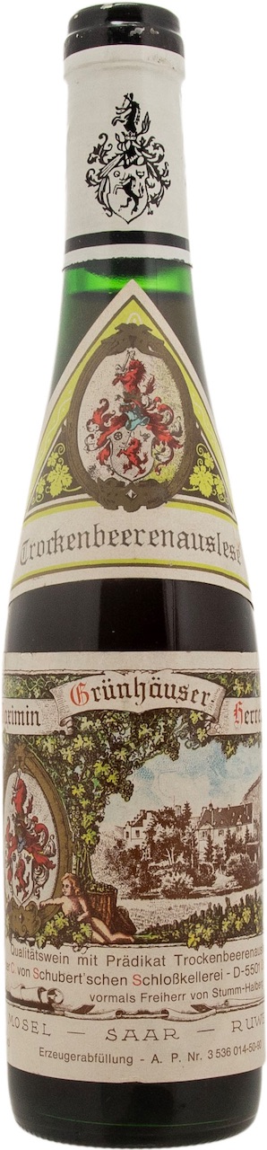 1989 Maximin Grünhäuser Herrenberg Riesling Trockenbeerenauslese