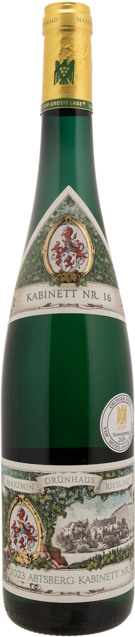 2023 Maximin Grünhäuser Abtsberg Riesling Kabinett 16 Versteigerung