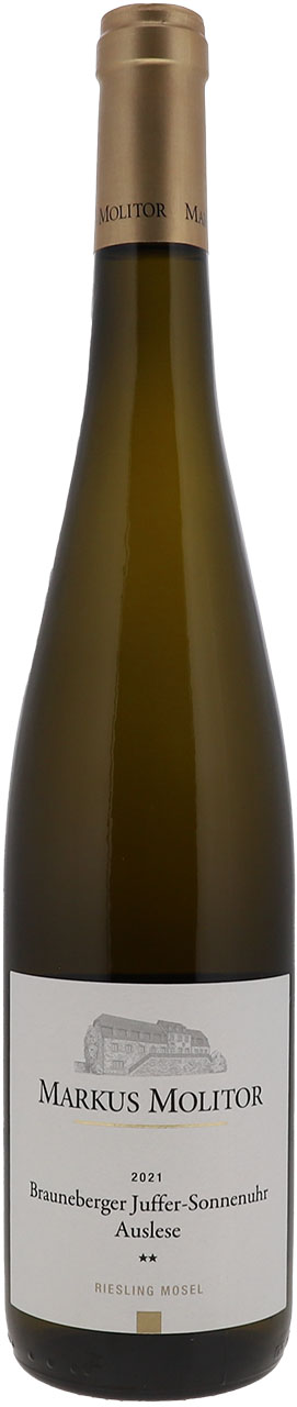 2021 Brauneberger Juffer Sonnenuhr Riesling Auslese** goldene Kapsel