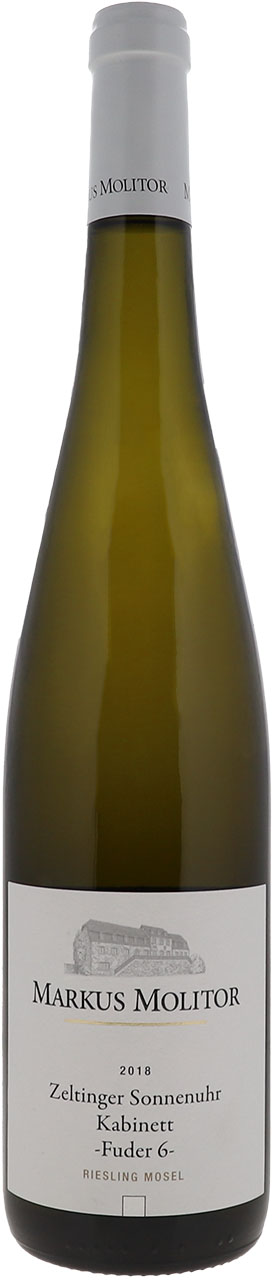 2018 Zeltinger Sonnenuhr Riesling Kabinett Fuder 6 weisse Kapsel