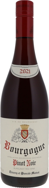 2021 Bourgogne Pinot Noir, "Thierry et Pascale Matrot"