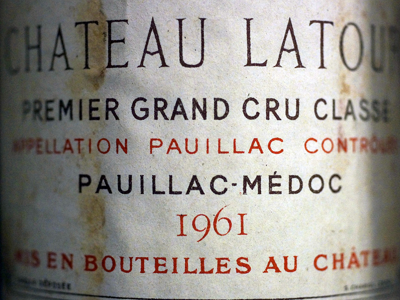 1961 Latour Pauillac Bordeaux WeinArt